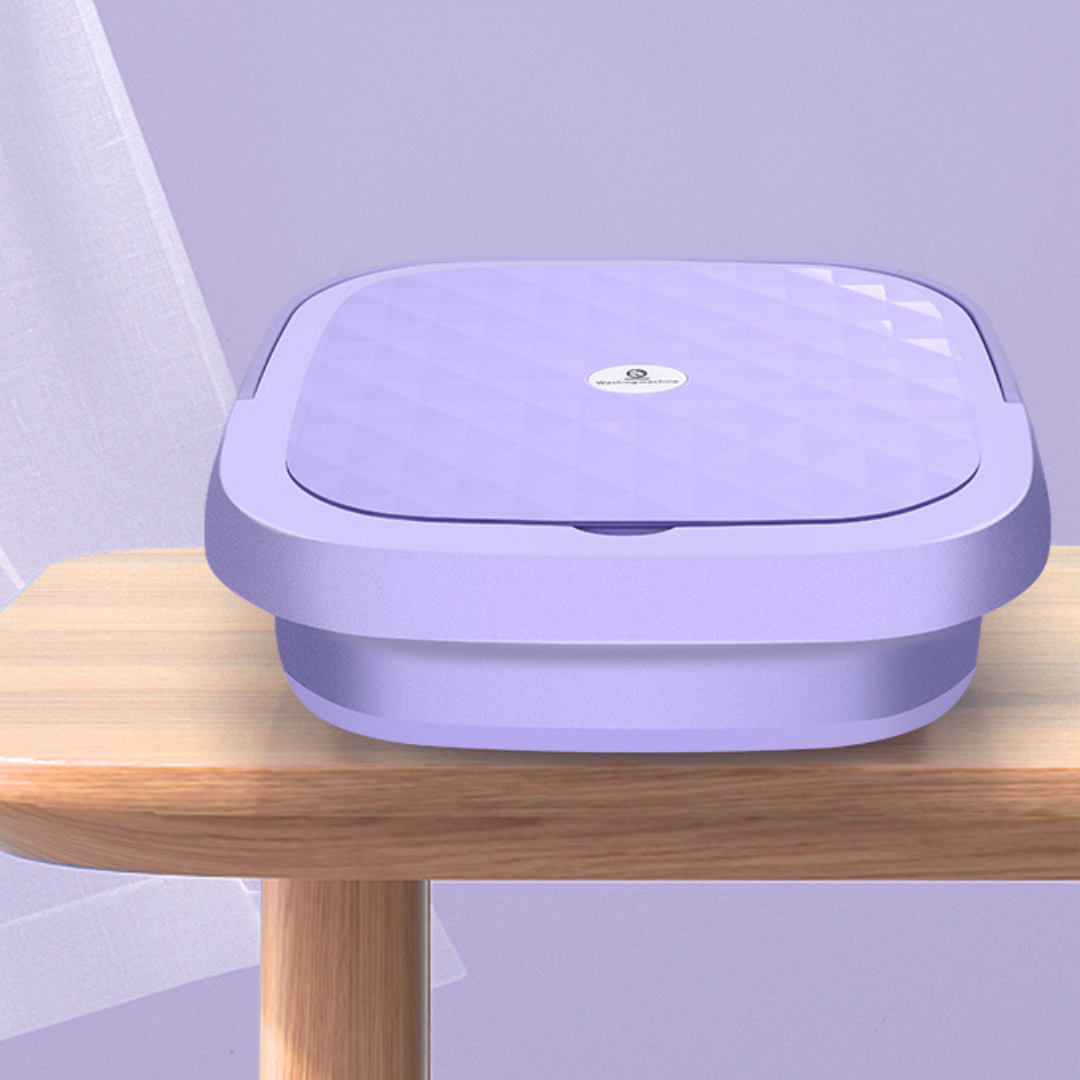 Mini Lavadora Plegable Eléctrica