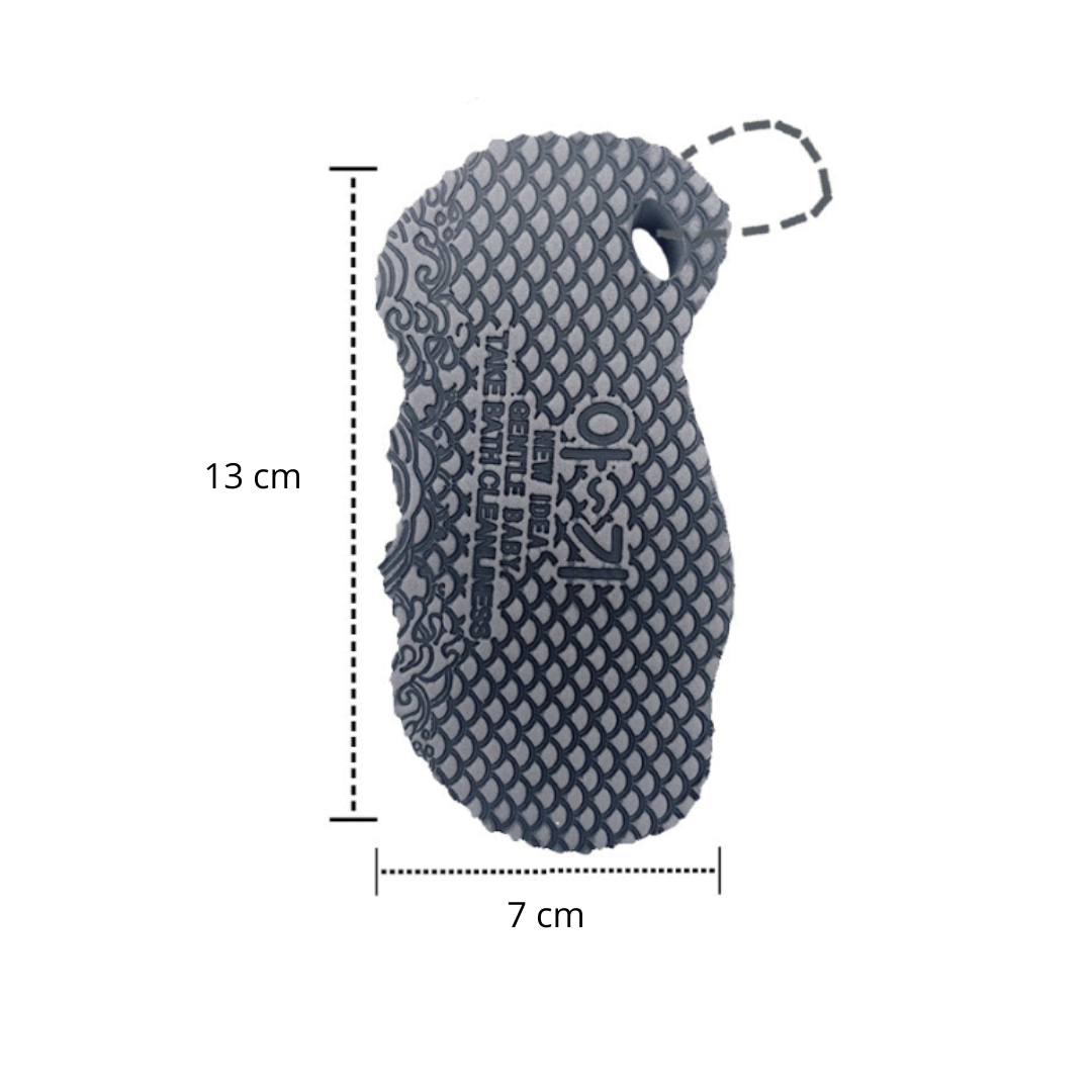 ExfoliatingSponge: Set de 2 Esponja Suave Exfoliante para Limpieza de una Piel Radiante