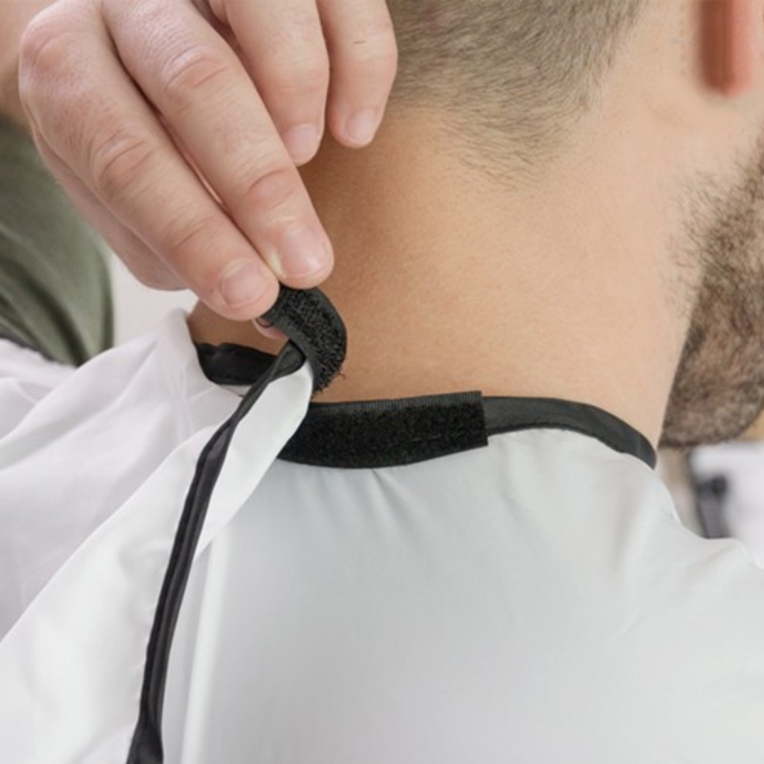 BeardBib - Delantal para Barba con Ventosas para un Aseo Libre y un Baño Limpio