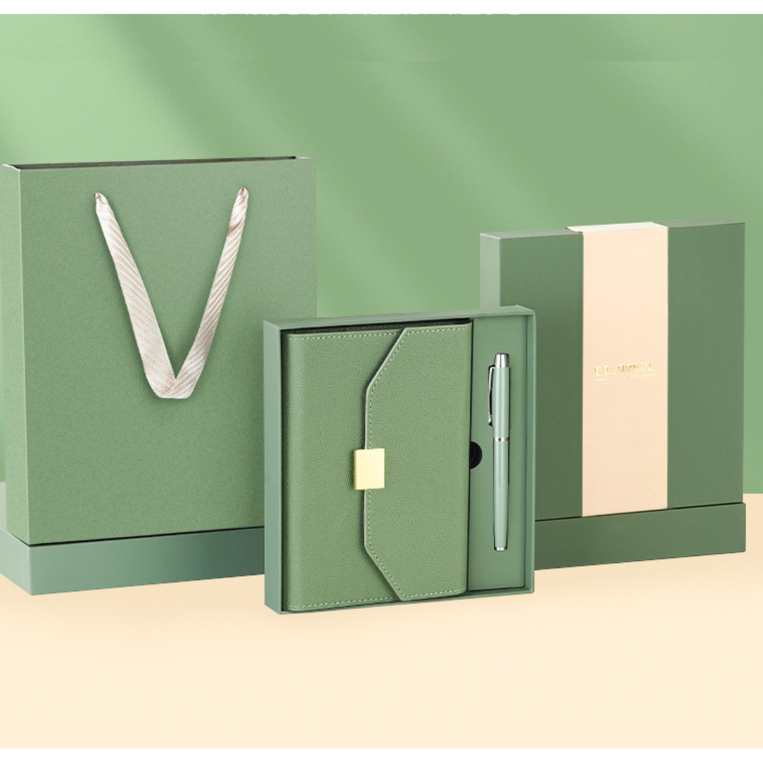 LuxeJournal™ - Cuaderno Ejecutivo A5 con Tapa Dura y Papel de Calidad Superior incluye Lapicero