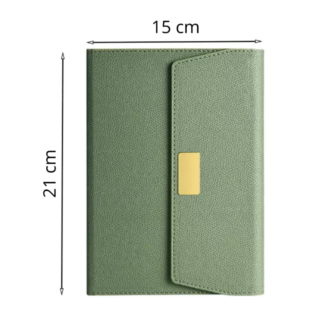 LuxeJournal™ - Cuaderno Ejecutivo A5 con Tapa Dura y Papel de Calidad Superior incluye Lapicero