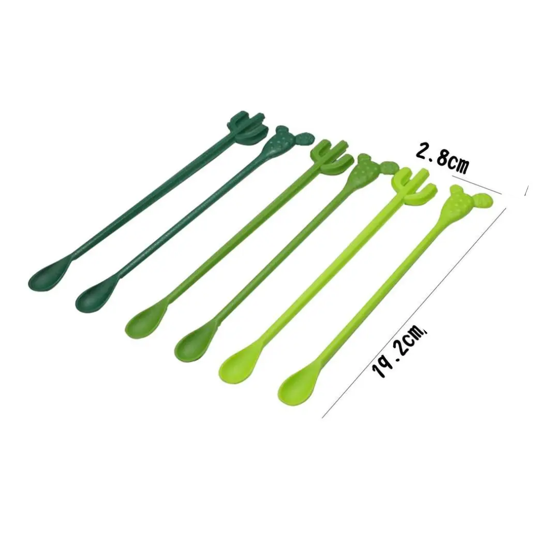 Cactus - Cucharas Largas de Cóctel