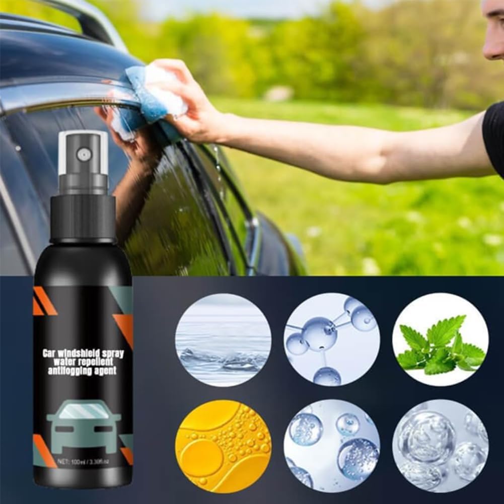 ClearVue - Agente Antivaho y Anti Empaño Repelente al Agua en Aerosol para Parabrisas y Lunas de Automóvil