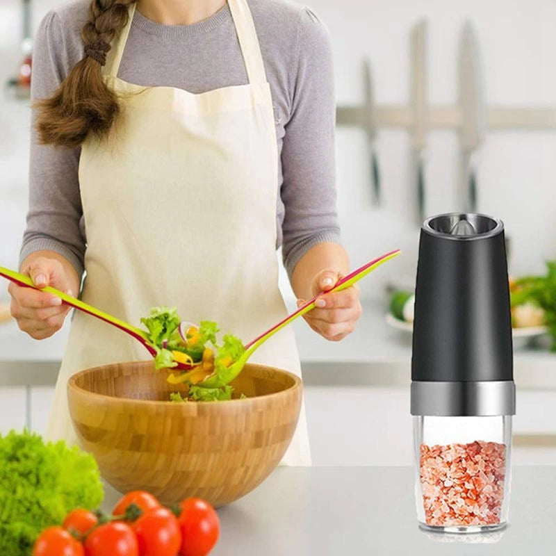 Molinillo Eléctrico Automático de Sal y Pimienta con Luz Led