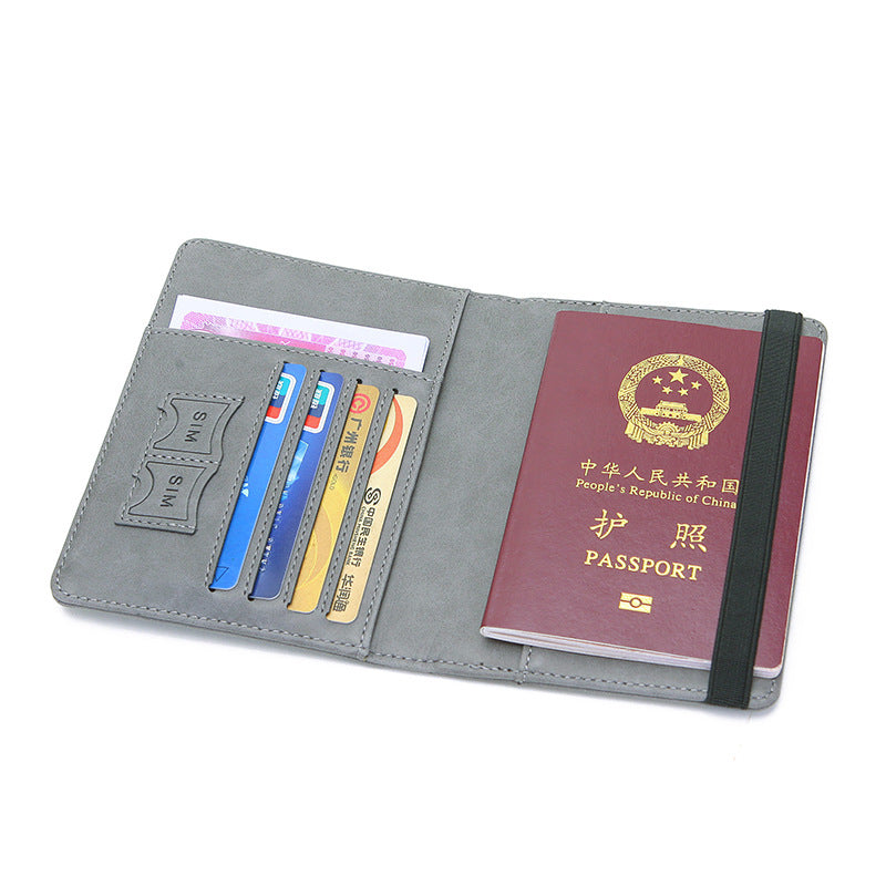 Porta Pasaporte Antirrobo con protección RFID