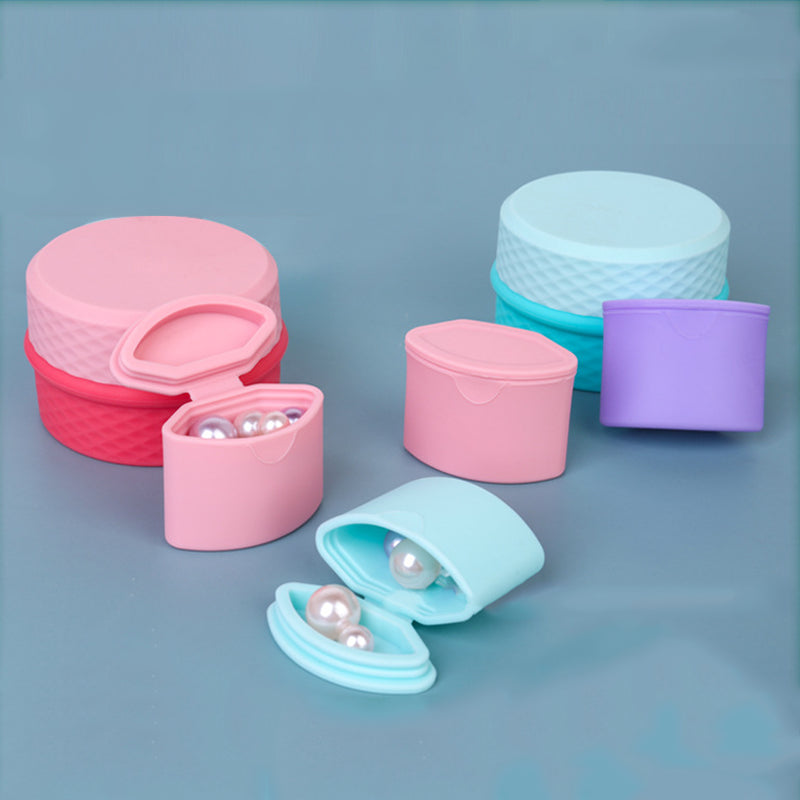 GlowContainer - Contenedor Múltiple de Silicona para Productos de Belleza y Cosméticos