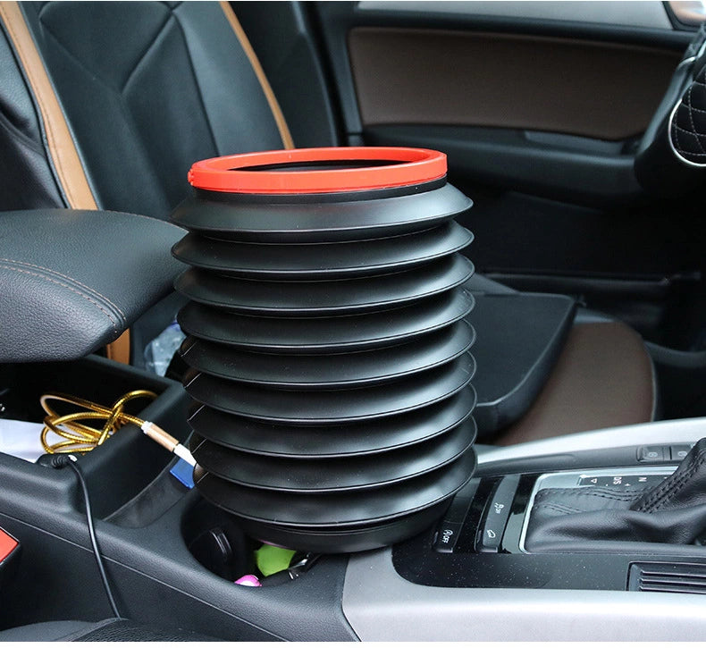 CarCleanKit - Kit 6 en 1 - Balde Plegable más Accesorios de Limpieza para Auto