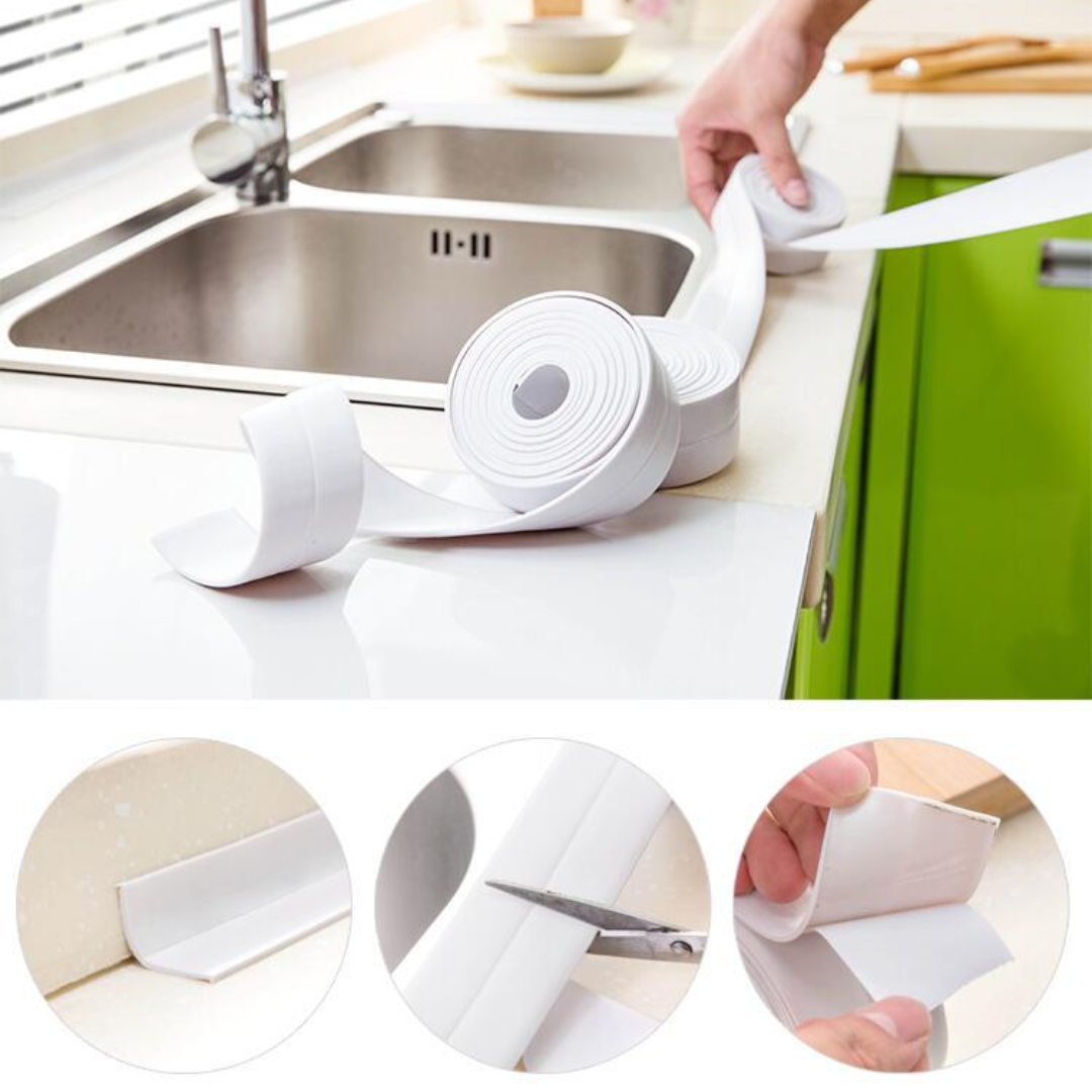 Pack de 3 Cintas Impermeables para Bordes Blanco