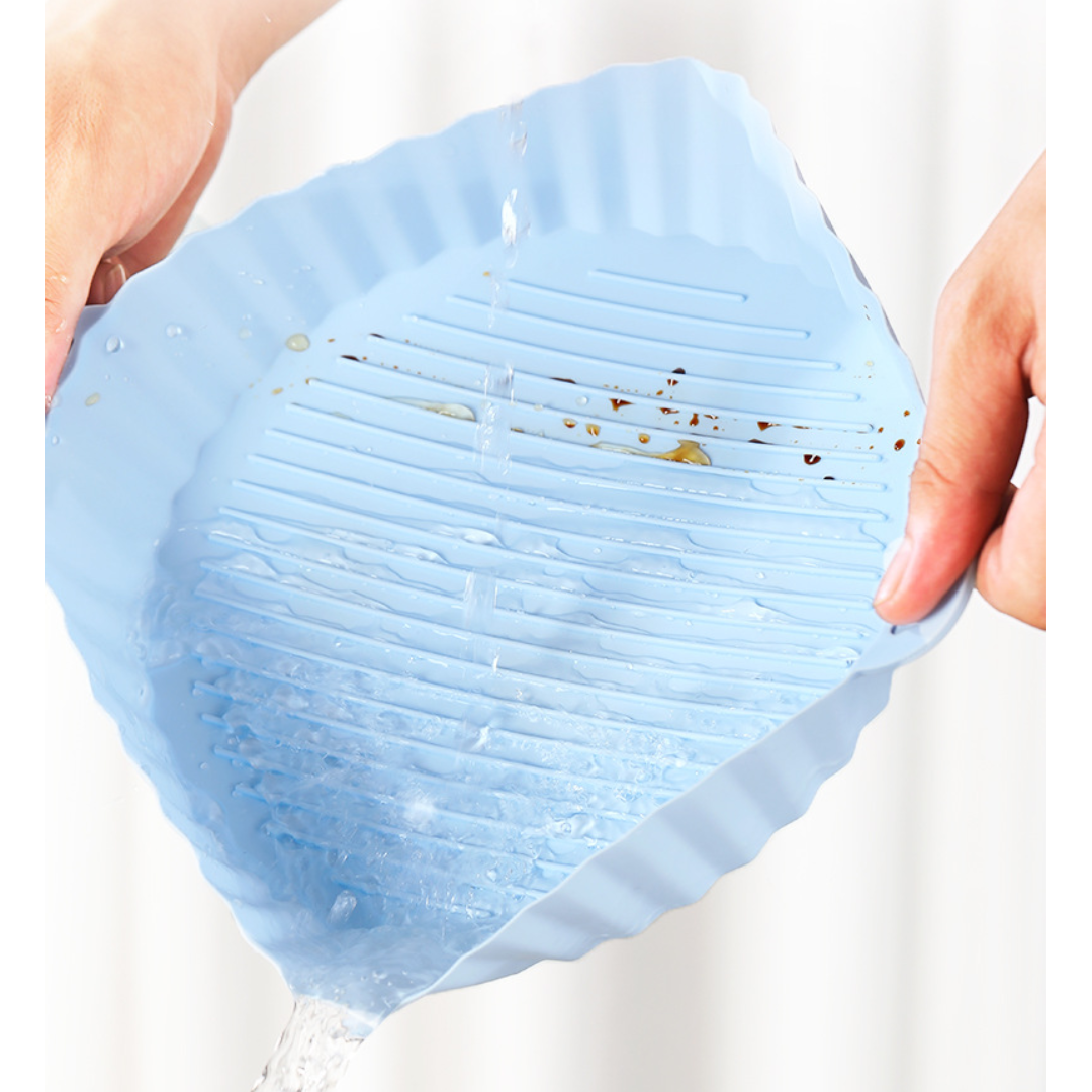 Pack de 2 Bandejas de Silicona para Freidora de Aire