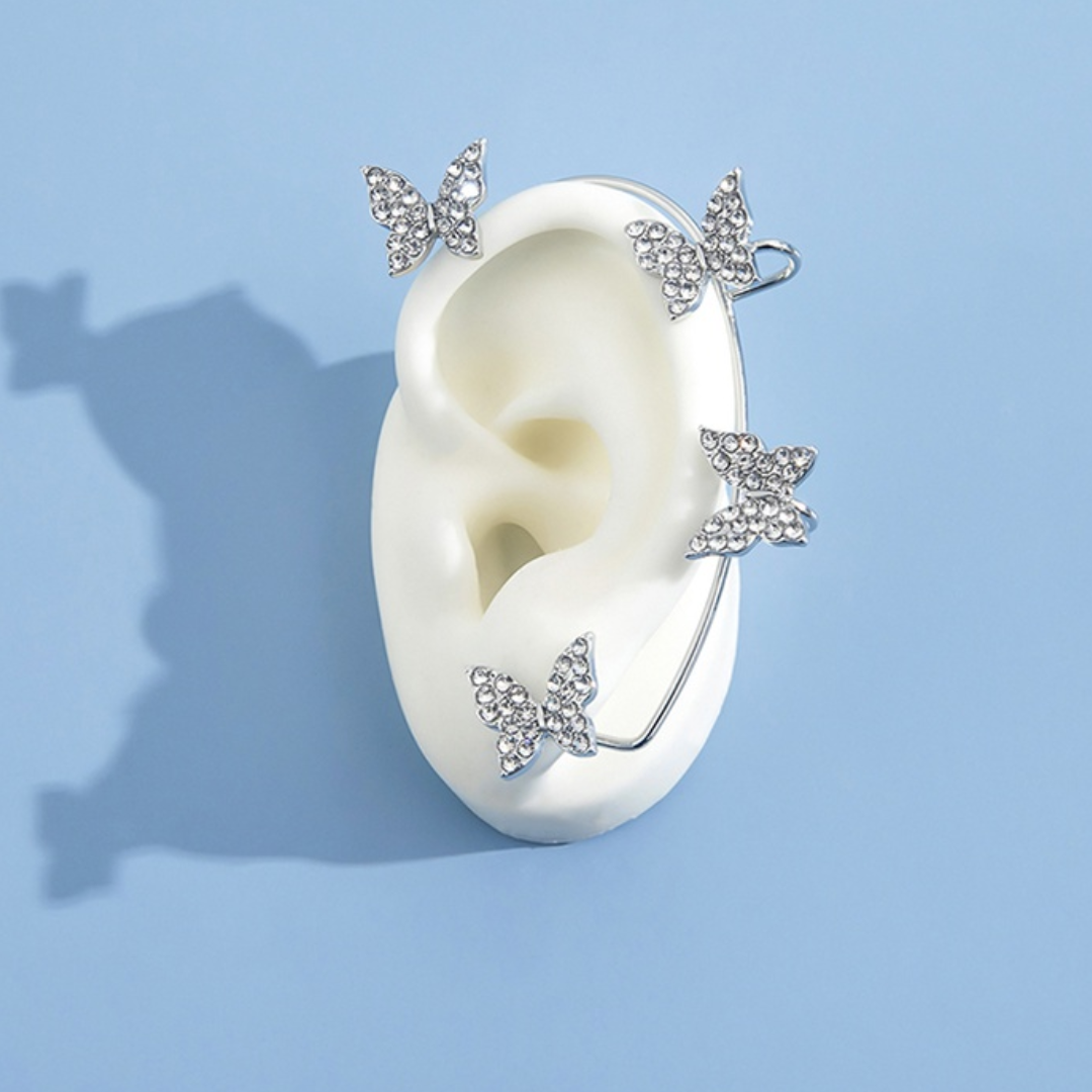 Aretes Ear Cuff Butterfly™ (Un par)