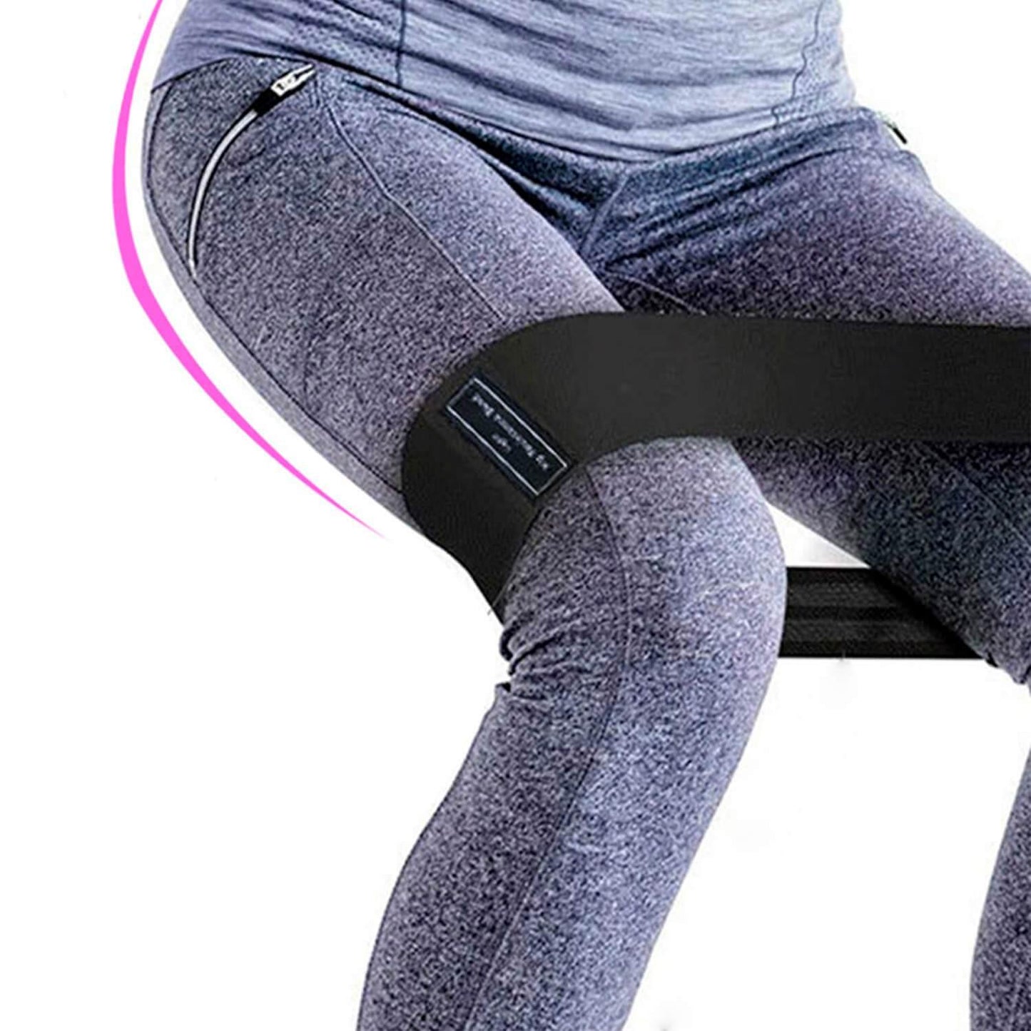 Banda Elástica de Mediana Resistencia para Ejercicios Gris - Aurela