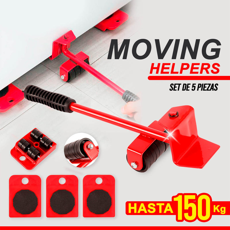 MovingHelpers™- Ruedas para Mover Muebles Set de 5 piezas
