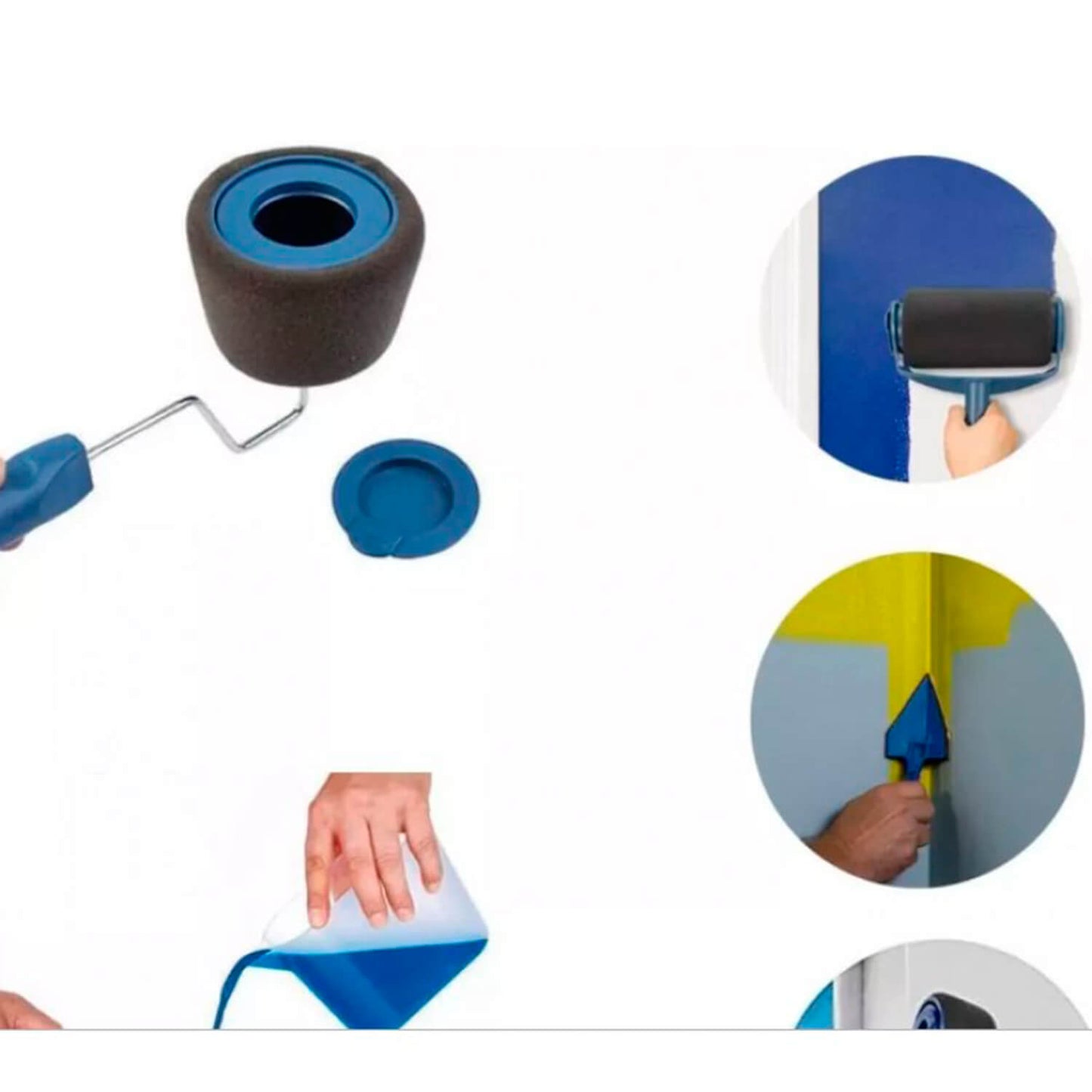 Rodillo Multifuncional Para Pintar Paint Roller Nuevo Kit Completo