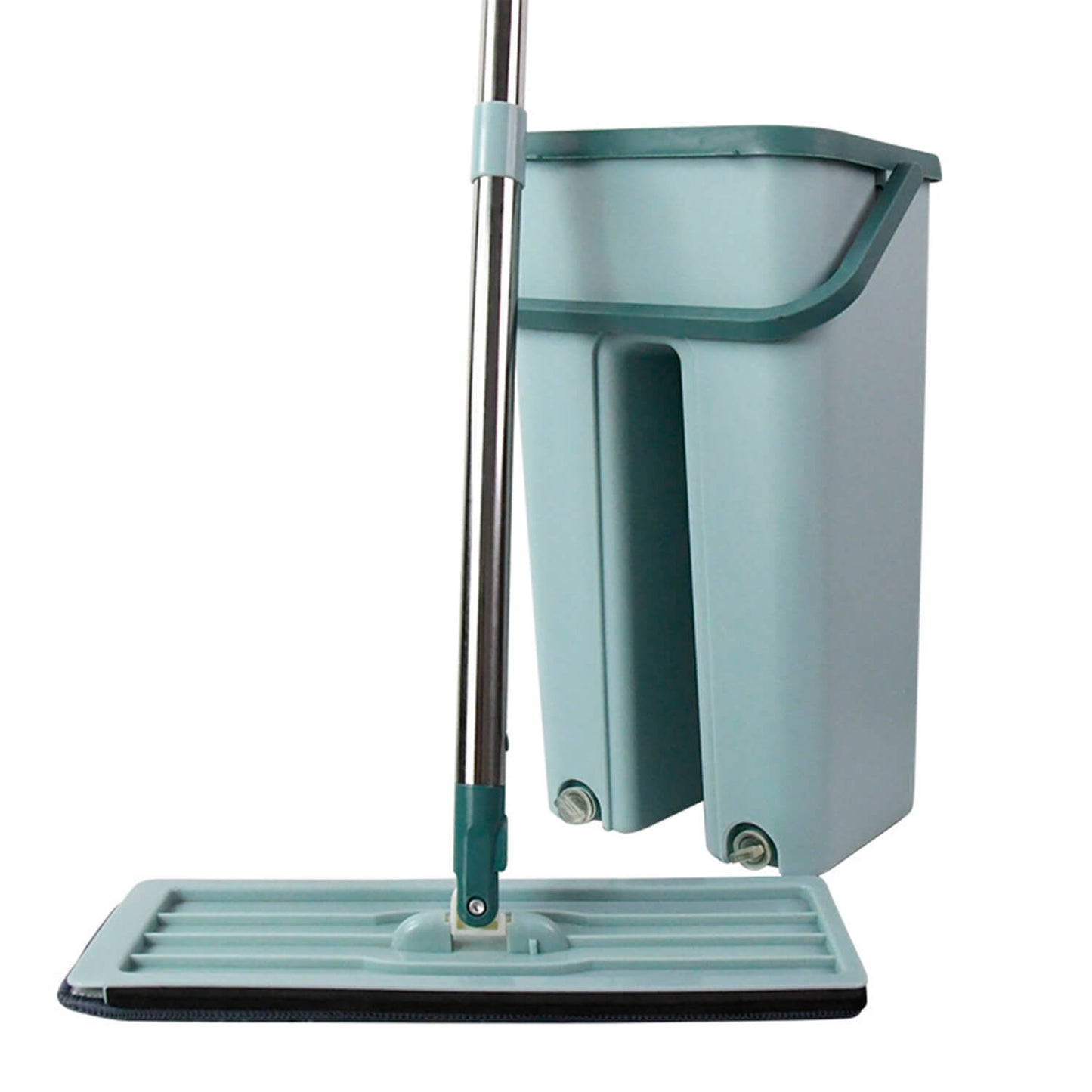 Trapeador Mopa Plano y Balde Escurridor
