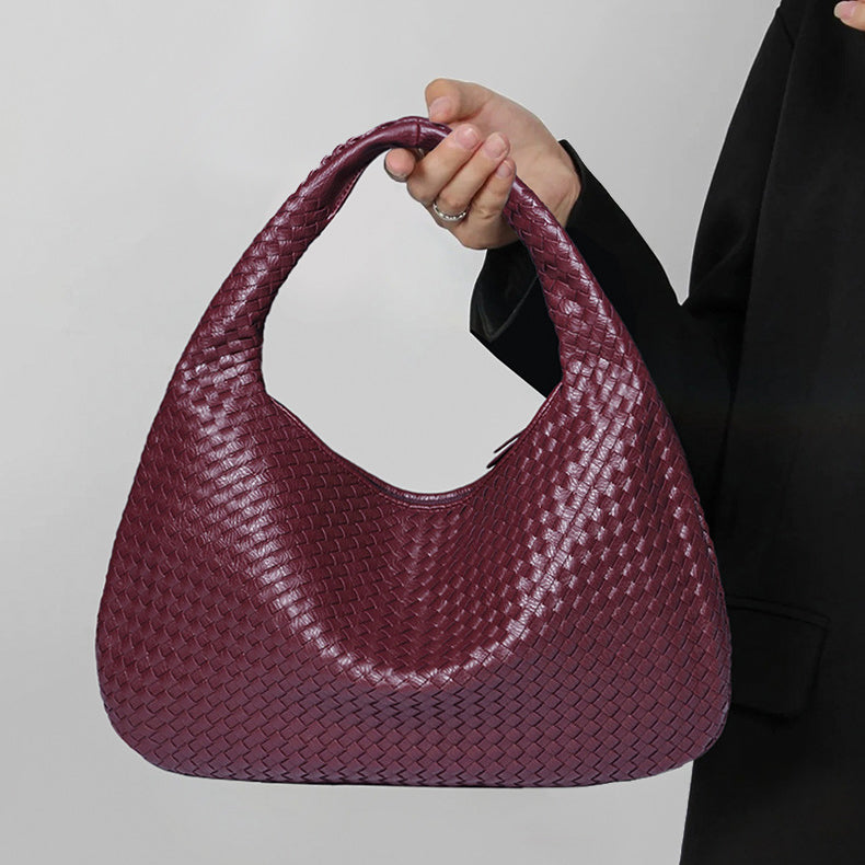 Bolso Trenzado Hobo™ de Cuero para Mujer de Alta Moda