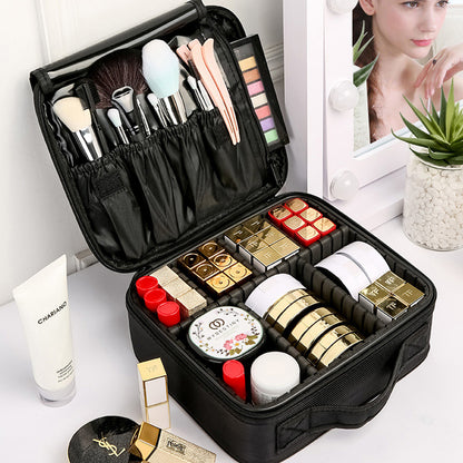 Estuche de Maquillaje Profesional: Organizador Multifuncional para Cosméticos y Accesorios de Viaje