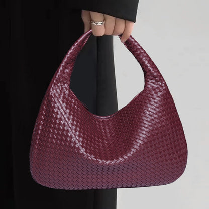 Bolso Trenzado Hobo™ de Cuero para Mujer de Alta Moda