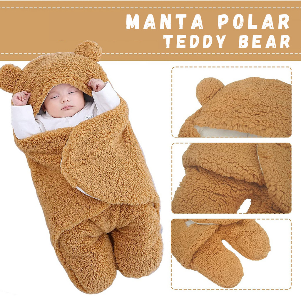 Manta para bebé - Manta Polar Teddy Bear