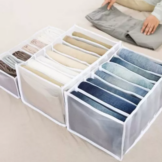 WardrobeOrganizer™  - Set Completo de Organizadores de 6 de Ropa Interior y 6 de Pantalones