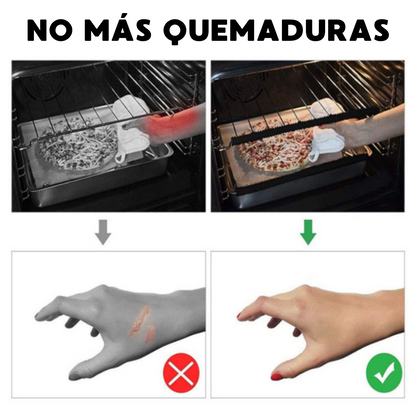 GridProtector - Pack de 3 Protectores de Silicona para Bordes de Rejilla de Horno