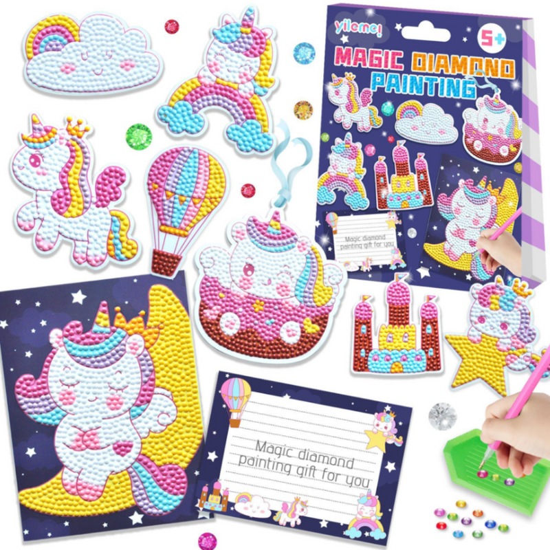Sparkle Gem Stickers - Kit de Diamantes para Stickers para Niños