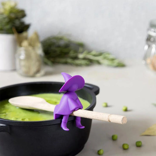 Soporte para cuchara para Estufa en forma de Brujita