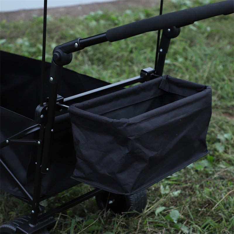 WagonPro - Carrito plegable premium con toldo y ruedas de 8 pulgadas todo terreno