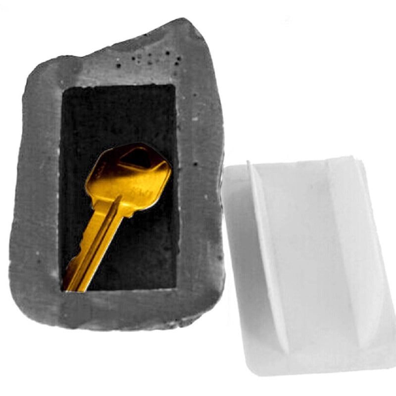 StoneGuard™ - Set de 2 Cajas de Almacenamiento Oculta en Forma de Piedra para Llaves y Accesorios