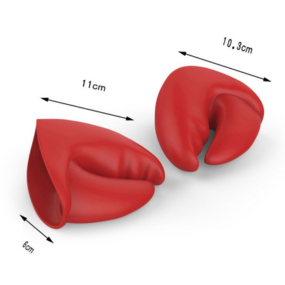 LobsterGloves - Guantes de Cocina en forma de Pinzas de Langosta hecho de Silicona