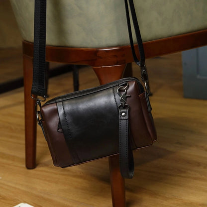 Bolso de Cuero Adam™ para Hombre, Estilo Elegante y Vintage