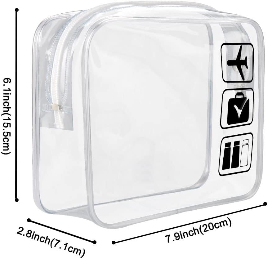 ClearBag - Pack de 3 Bolsas Organizadoras Transparentes para Viaje