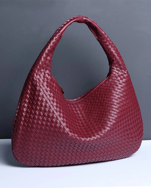 Bolso Trenzado Hobo™ de Cuero para Mujer de Alta Moda