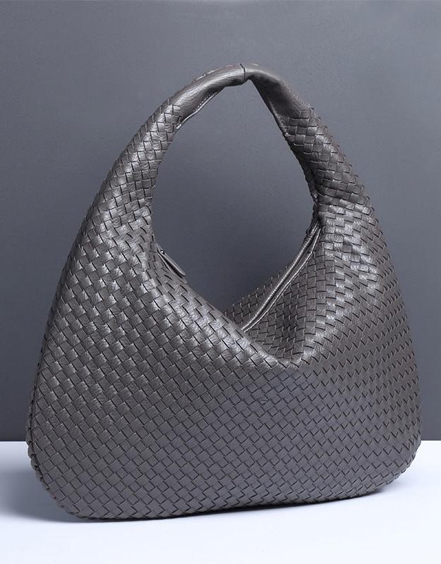 Bolso Trenzado Hobo™ de Cuero para Mujer de Alta Moda