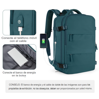 TravelersBackpack™ - Mochila Viajera con Múltiples Compartimientos - La Mochila Ideal para Viajeros