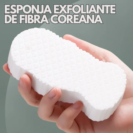 ExfoliatingSponge: Set de 2 Esponja Suave Exfoliante para Limpieza de una Piel Radiante