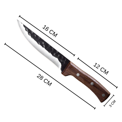 Santoku™ - Cuchillo Forjado para Deshuesado Japonés con Funda