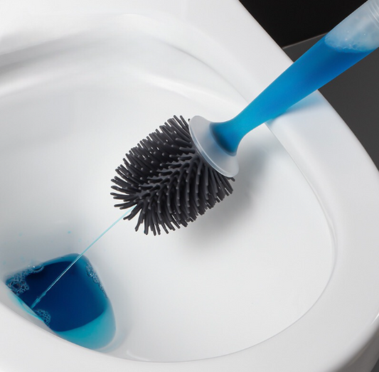 SwiftCleanBrush™- Cepillo para baño con dispensador integrado de jabón líquido