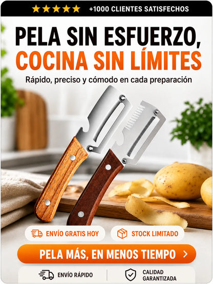 Set de Pelador de Verduras + Abridor Premium (2 piezas)