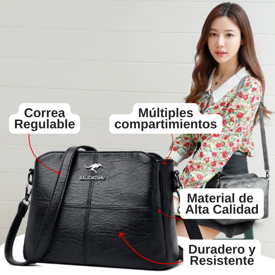 Bolso de Cuero Bali™ Morral para Mujer