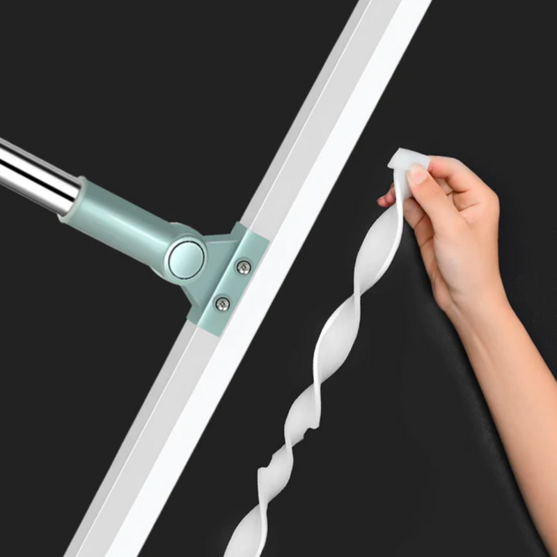 FlexiSwipe - Escurridor Limpiador de Suelos de Silicona Extensible y Giratorio 180 Grados