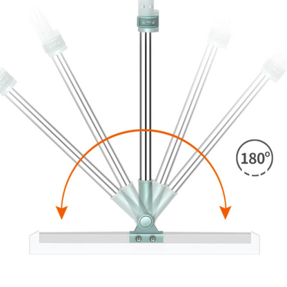 FlexiSwipe - Escurridor Limpiador de Suelos de Silicona Extensible y Giratorio 180 Grados