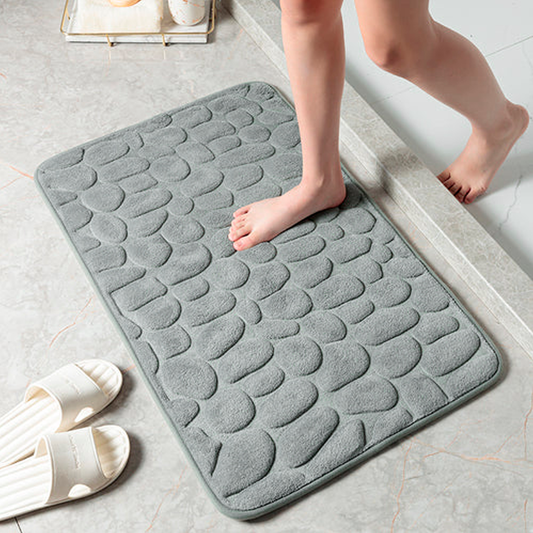 CobbleMat - Alfombra Absorbente con Memory Foam para Baño