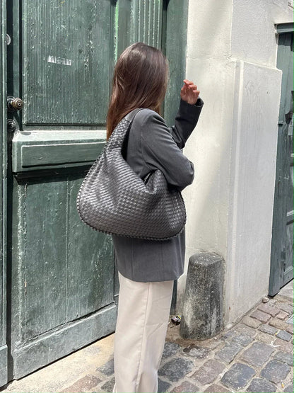 Bolso Trenzado Hobo™ de Cuero para Mujer de Alta Moda