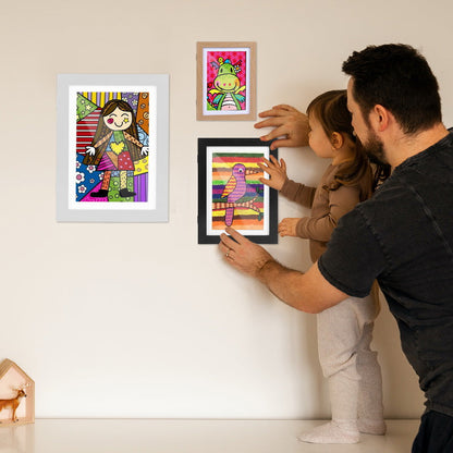 WallArt™ -  Marco Decorativo para las Obras de tus Hijos y Momentos Especiales