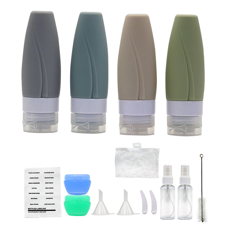 BottleTraveler - Set de Botellas de Silicona para Cremas para Viaje