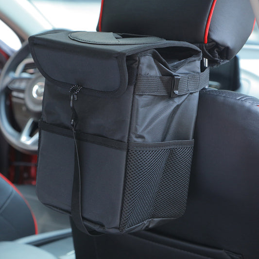 Bolsa de Basura para Auto con Tapa - Contenedor Plegable