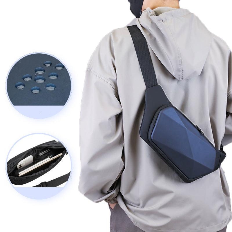 ShieldPack - Mochila de Pecho Impermeable con Estructura Dura y Protección Total