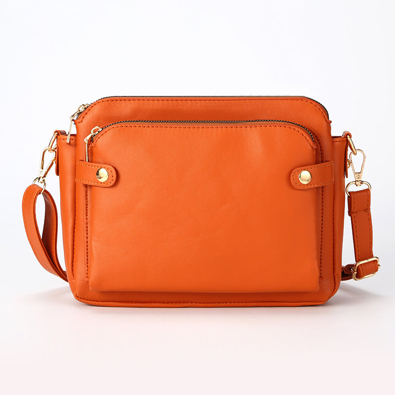 Bolso de Cuero Strata™ de 3 Capas - Estilo Versátil y Sofisticado