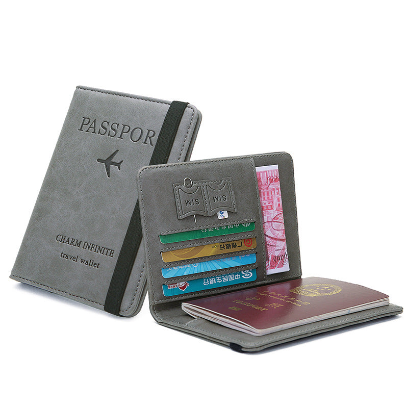 Porta Pasaporte Antirrobo con protección RFID