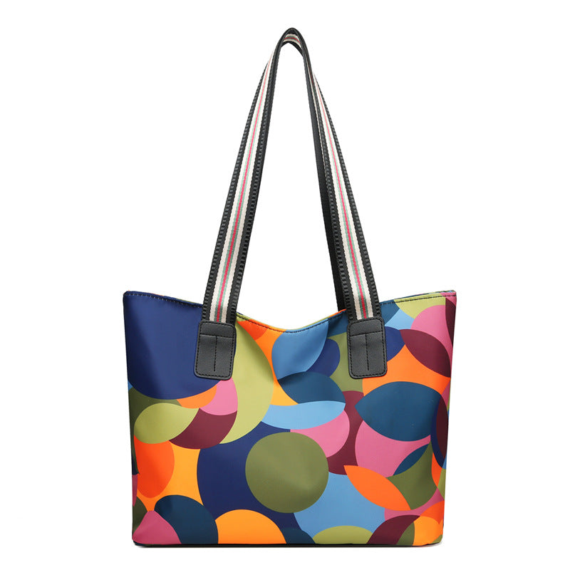 Bolso de Hombro RioColor de Gran Capacidad con Diseños Coloridos y Estilo Europeo